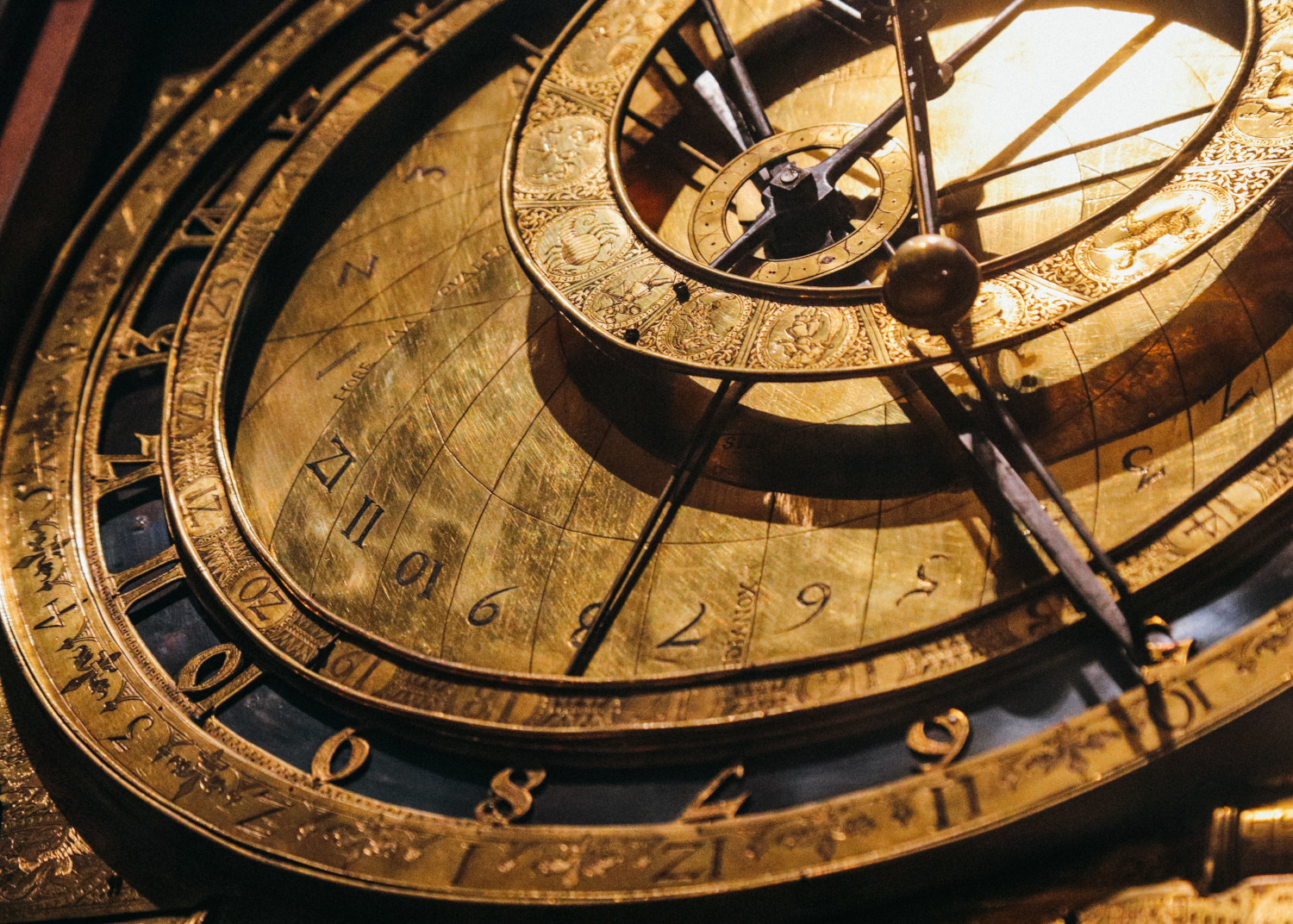 photo of a clock