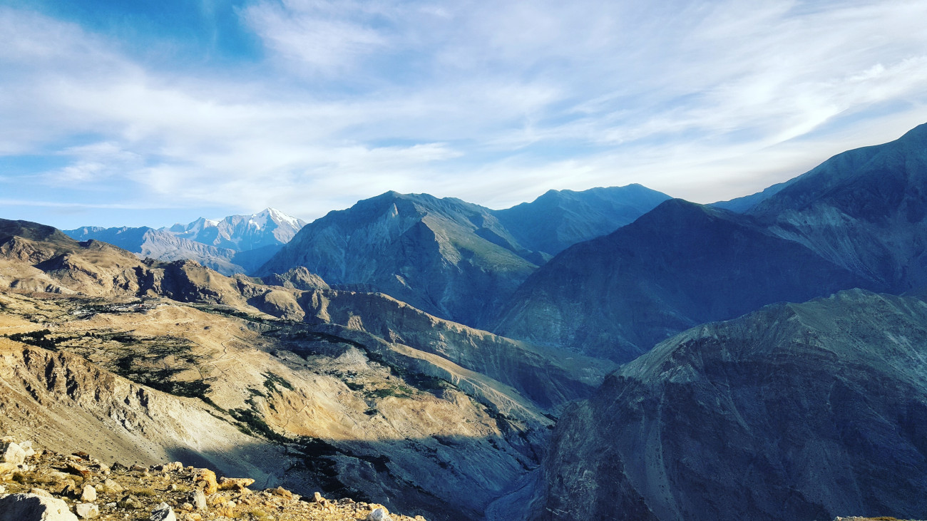 A mountain range