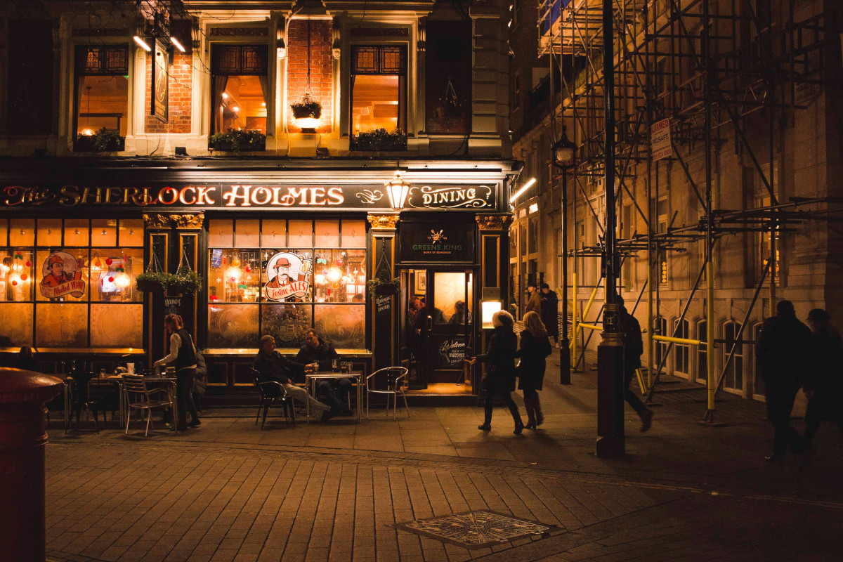 outside photo of a pub